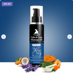 Blue massage oil