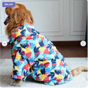 Floral Dog shirt